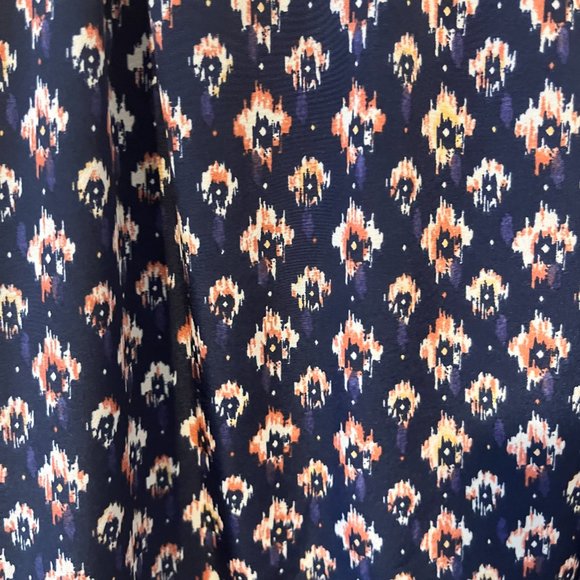 MAURICES | Women's Patterned Skirt Blue Size Medium - Picture 6 of 9